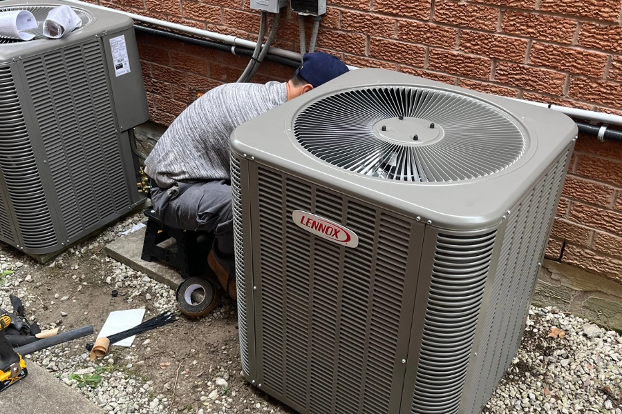 professional AC installation
