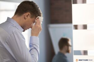 dirty ac filter reducing airflow