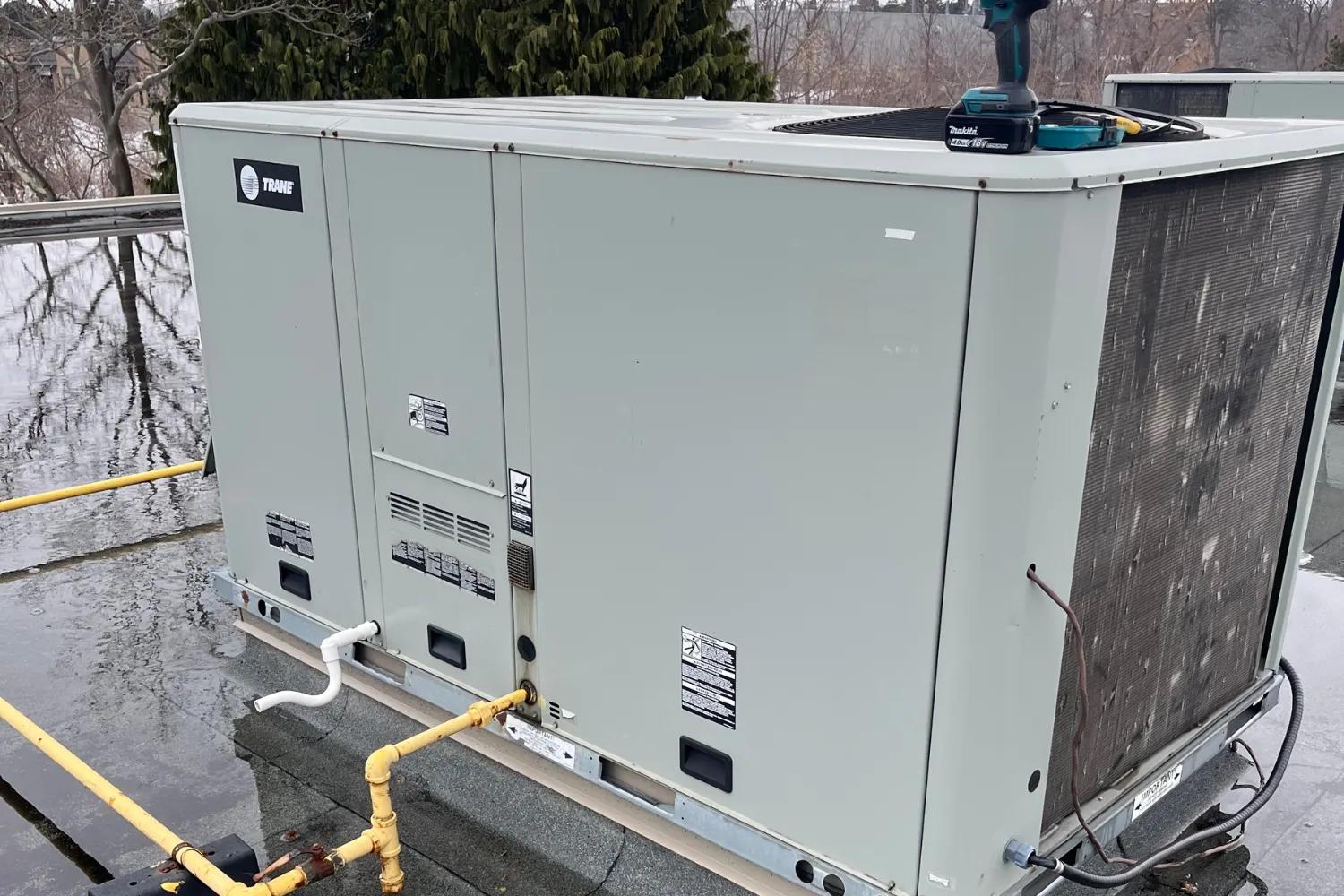 replace furnace filter heating system