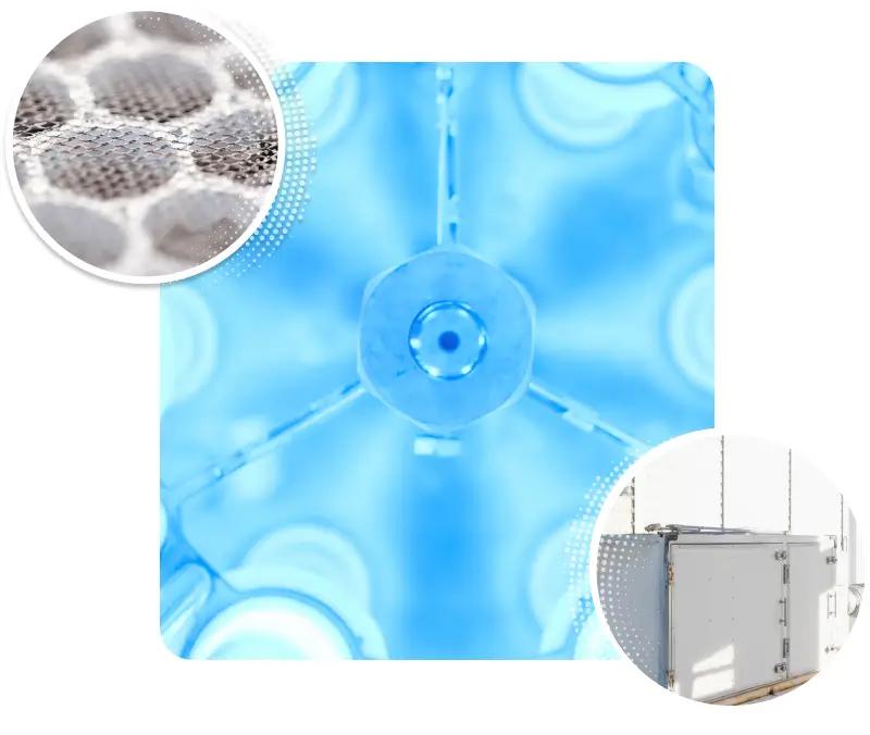 uv air purfier heat flow