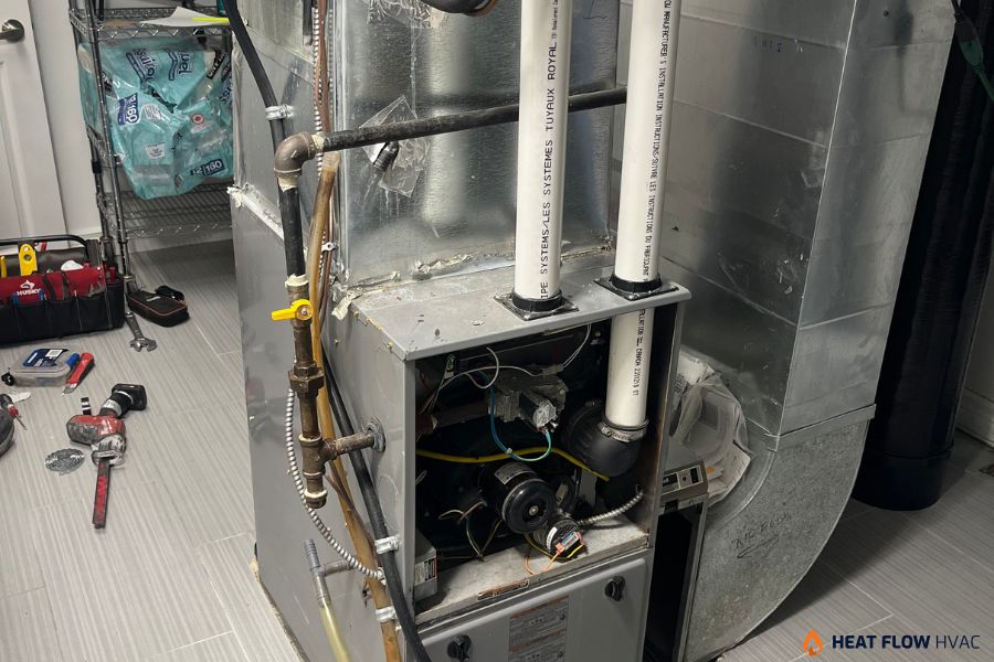 professional furnace repair cold air issue