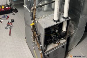 furnace blower compartment