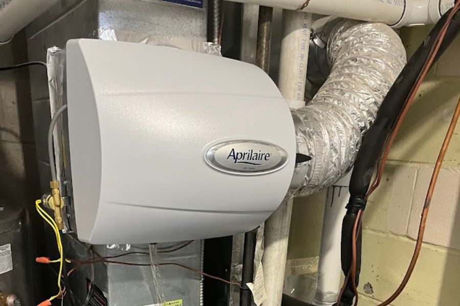 installing bypass humidifier hvac system